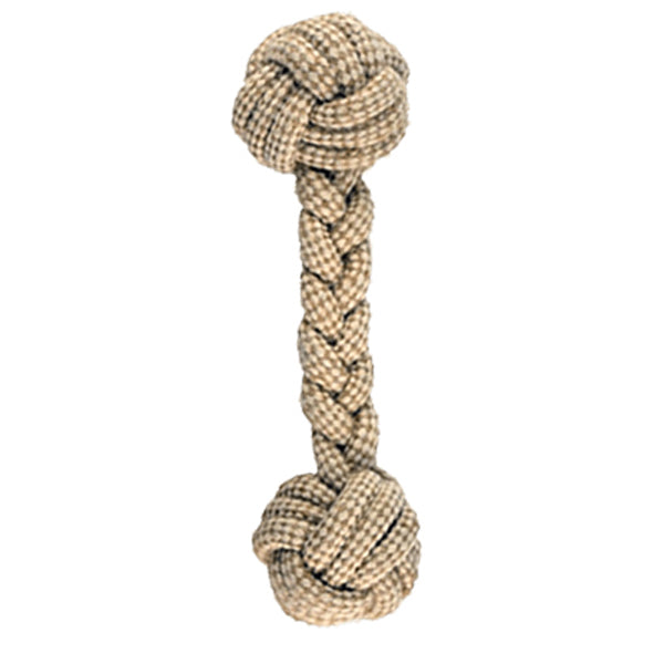 İmac İki Ucu Toplu Doğal Örgü İpli Köpek Oyuncağı